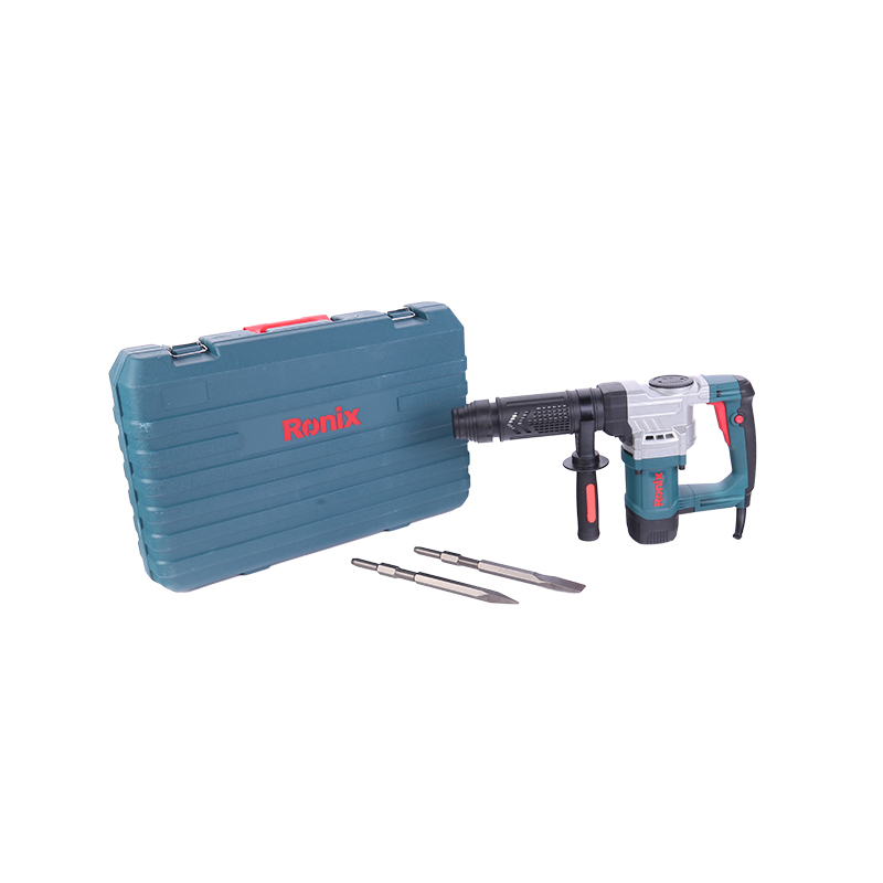 electric impact energy demolition hammer with chisel