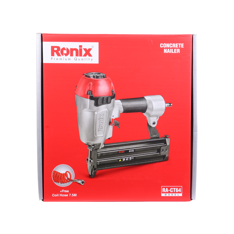 Concrete 14-Gauge Compact Air Nailer for Decking