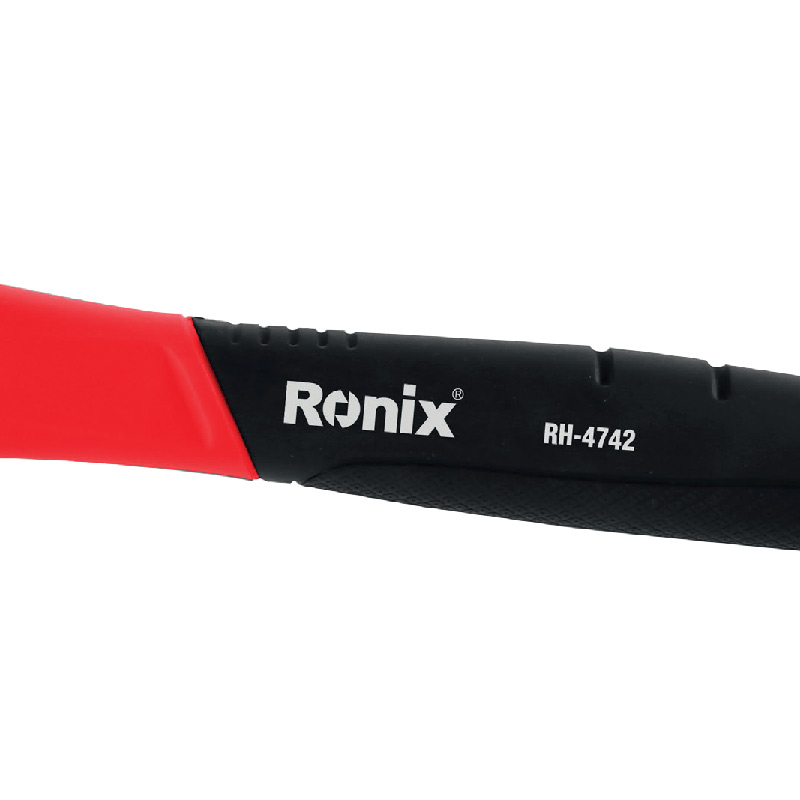 Ronix Rh-4742 1.5kg Stoning Hammer Safety Hammer with Fiberglass Handle Soft PVC Grip